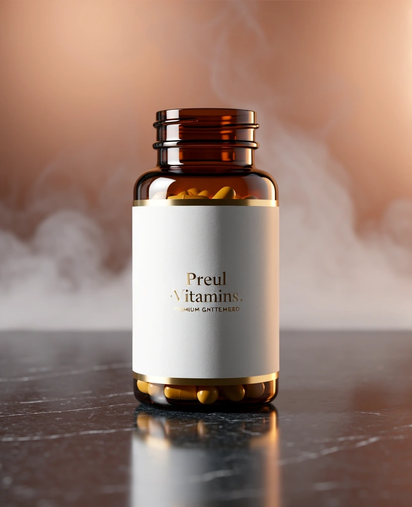 Premium Men's Supplement Bottle